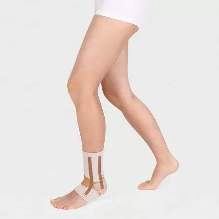 Бандаж на голеностопный сустав Экотен AS-E02 с ребрами жесткости 