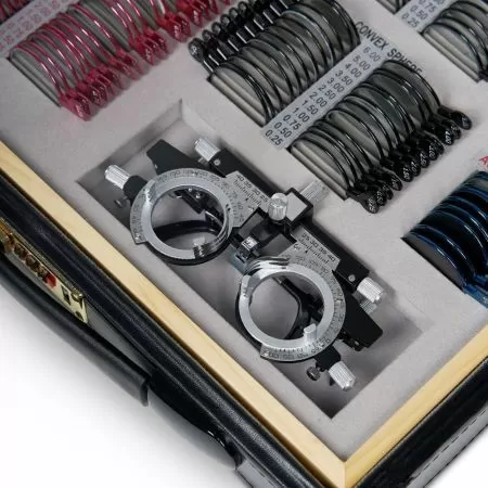 Набор на 103 пробных очковых линз Армед в металлической обойме с оправой с поверкой