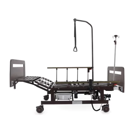 Кровать электрическая MED-MOS DB-11А ЛДСП венге ширина 120 см, с туалетом и функцией переворота