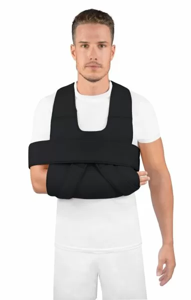 Бандаж на плечевой сустав (повязка Дезо) Orliman C-41, цвет черный