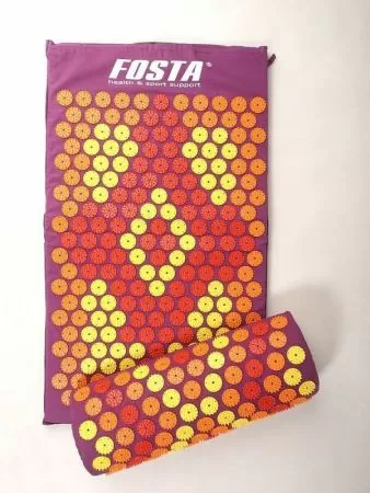 Набор аппликатор Кузнецова коврик и валик Fosta F 0107 разные цвета (фиолетовый)