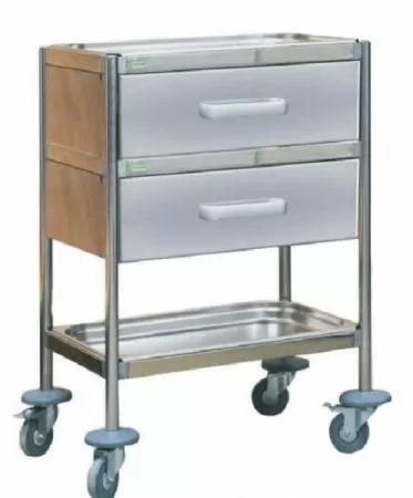 Столик манипуляционный с выдвижными ящиками из нержавеющей стали Э-147/2-СП