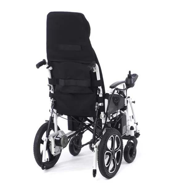 Кресло-коляска с электроприводом MET COMFORT 85 складная, с регулировкой угла наклона спинки и подножек