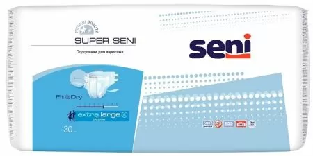 Seni Super Подгузники д/взр Extra Large  №30
