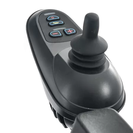 Кресло-коляска с электроприводом MET COMFORT 42, артикул 20504, складная, с регулировкой угла наклона спинки и подножек