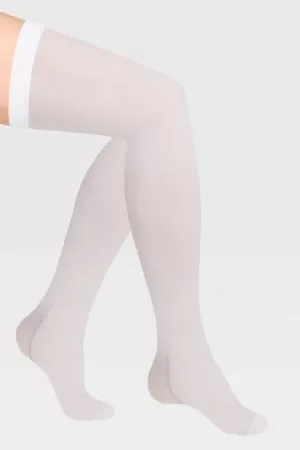 Чулки компрессионные IDEALISTA ID-380 унисекс 1 класс компрессии с закрытым носком антиэмболические для операции белые 