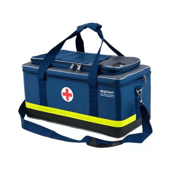 Набор реанимационный для оказания скорой медицинской помощи МЕДПЛАНТ НРСП-02 в сумке СР-03, артикул 1548