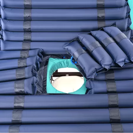 Матрас противопролежневый трубчатый MET AIR WC-200 с отверстием для туалета и секцией для кардиокресла