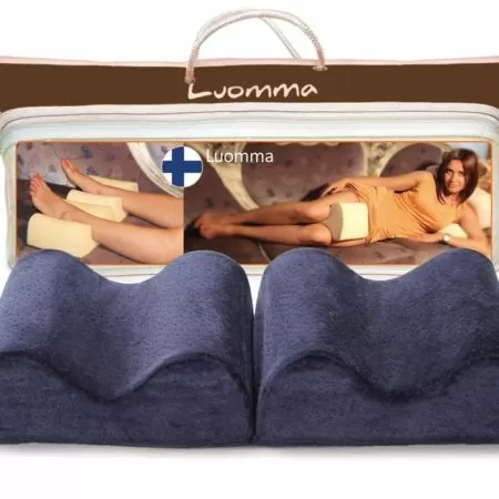Подушка ортопедическая для ног Luomma Lum F-507, с эффектом памяти