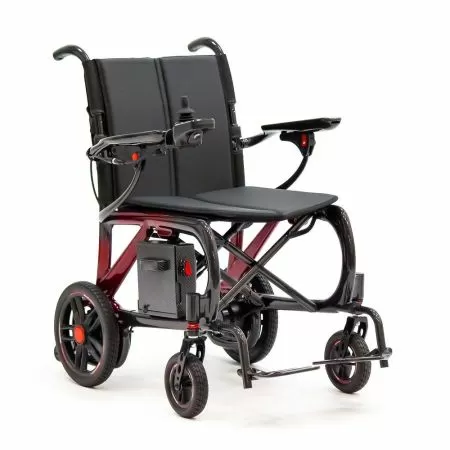 Кресло-коляска с электроприводом MET HANSY с карбоновой рамой, ширина сиденья 40 см