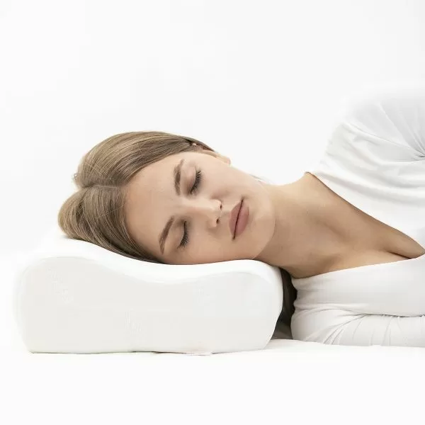 Подушка ортопедическая Fosta F 8021, с эффектом памяти, валики 12 и 10 см