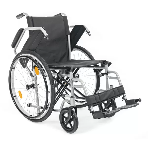 Кресло-коляска МЕТ TRANSIT 350 с транзитными колесами, колеса пневматические