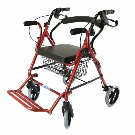 Ходунки-каталка "Titan Deutschland Gmbh" на четырех колесах с подножкой LY-582, серия "Optimal-Kappa