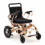 Кресло-коляска с электроприводом MET Compact 35 с алюминиевой рамой, бежевая