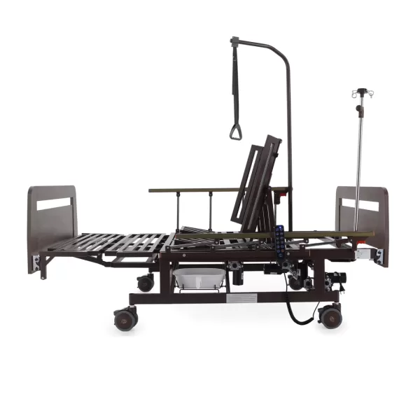 Кровать электрическая MED-MOS DB-11А ЛДСП венге ширина 120 см, с туалетом и функцией переворота