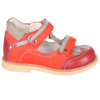 Туфли ортопедические детские TW-224-2 с закрытым носком бордово-красные, размер 21 % 