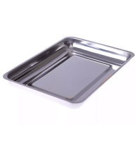 Лоток прямоугольный Медикон ЛМПр-300, размер 300х220х30, сталь