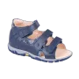 Сандалии ортопедические детские TWIKI TW-134-17 кожаные с открытым носом цвет синий комбинированный 
