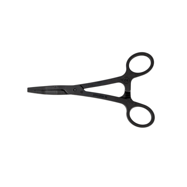 Зажим Бильрота кровоостанавливающий изогнутый одноразовый стерильный 158 мм МЕДПЛАНТ артикул 1202