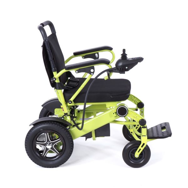 Кресло-коляска с электроприводом MET Compact 35 с алюминиевой рамой и двумя аккумуляторами