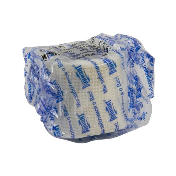 Бинт эластичный когезивный самофиксирующийся 4мх4 см 1 шт