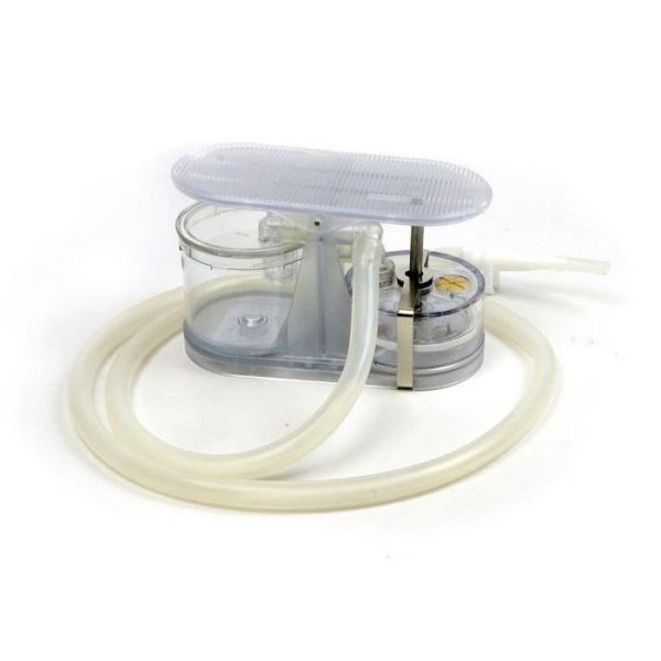 Аспиратор портативный с механическим приводом МЕДПЛАНТ АПМ-МП-1 с дополнительным стаканом для сбора жидкости, артикул 825