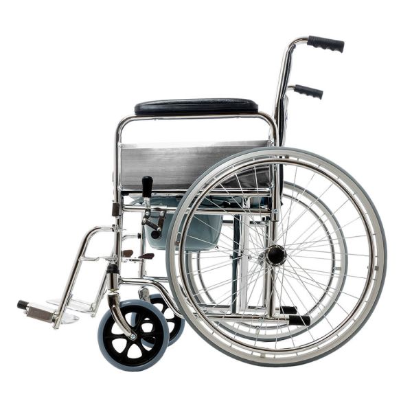 Кресло-коляска Barry W5 с санитарным оснащением, ширина сиденья 45 см