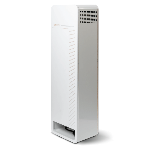 Облучатель-рециркулятор бактерицидный бытовой Ultrafor, 2 лампы по 30 Вт, с счетчиком наработки ламп, белый