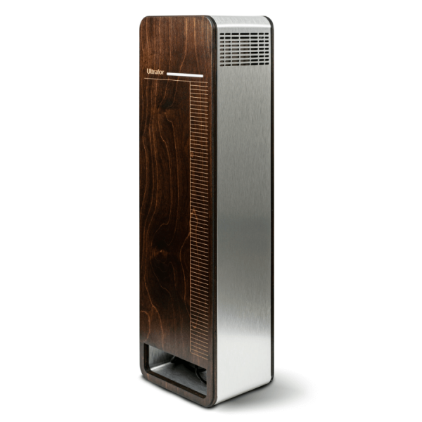 Облучатель-рециркулятор бактерицидный бытовой Ultrafor, 2 лампы по 30 Вт, с счетчиком наработки ламп, темное дерево